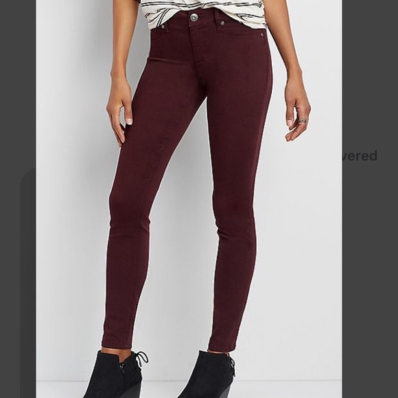 Maurices | Jeans | Maroon Jeggings 